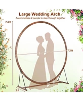 Wooden Wedding Arch Solid Wood Arbor Backdrop Stand for Wedding Ceremony