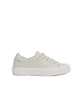 Lace Up Canvas Low Top Sneakers