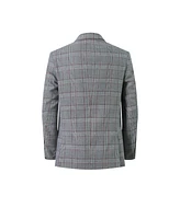 Elie Balleh Boys Plaid Blazers Sports Coat Jacket by Grey