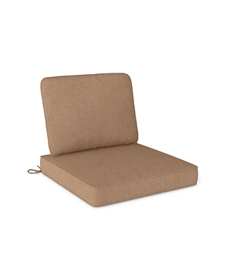 2-Pack Outdoor Patio Cushion Set with Removable Covers