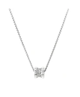 Pre-Owned Bvlgari B.Zero1 Pendant Necklace 18K White Gold with Diamonds