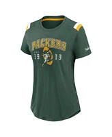 Nike Women's Green Bay Packers Historic Slub Fashion T-Shirt