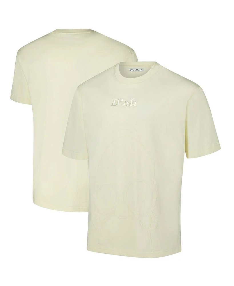 Freeze Max Men's Cream The Simpsons D'oh Loose Fit T-Shirt