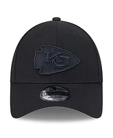 New Era Men's Black Kansas City Chiefs Momentum 9FORTY Adjustable Snapback Hat