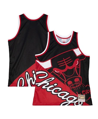 Mitchell & Ness Men's Black Chicago Bulls Big Face 5.0 Fashion Tank Top