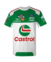 Checkered Flag Sports Men's Green Brad Keselowski Castrol Uniform T-Shirt