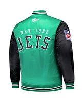 Mitchell & Ness Men's Kelly Green New York Jets Team Satin Jacket