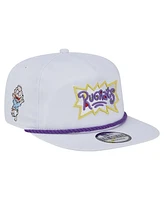 New Era Men's White Rugrats Golfer Snapback Hat