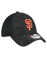 New Era Men's Black San Francisco Giants Subtle Camo 39THIRTY Flex Hat