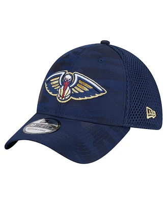 New Era Men's Navy Orleans Pelicans Subtle Camo 39THIRTY Flex Hat