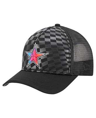 New Era Men's Black Dallas Cowboys Gradient 9FORTY Adjustable Hat