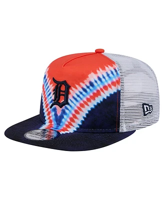 New Era Men's Detroit Tigers Tie-Dye Golfer Trucker Adjustable Hat