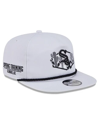 New Era Men's White Chicago White Sox 2025 Spring Training Palm Golfer Snapback Hat