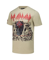 Freeze Max Men's Tan Def Leppard Let's Get Rocked T-Shirt