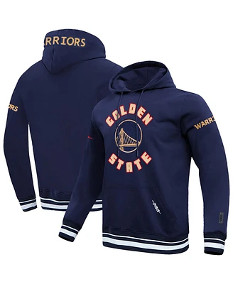 Pro Standard Men's Navy Golden State Warriors 2024/25 City Edition Pullover Hoodie