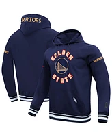 Pro Standard Men's Navy Golden State Warriors 2024/25 City Edition Pullover Hoodie