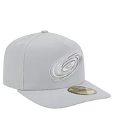 New Era Men's Gray Carolina Hurricanes Color Pack A-Frame 59FIFTY Fitted Hat