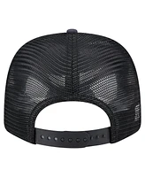 New Era Men's Navy/Black Minnesota Vikings Adventure Drinks Pattern 9SEVENTY Stretch Snap Hat