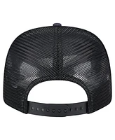 New Era Men's Navy/Black Baltimore Ravens Adventure Drinks Pattern 9SEVENTY Stretch Snap Hat