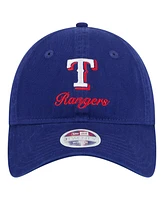 New Era Women's Royal Texas Rangers Preppy Team 9TWENTY Adjustable Hat