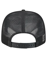 New Era Men's Black Texas Tech Red Raiders Primary 9SEVENTY Trucker Stretch Snap Hat