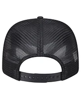 New Era Men's Black Cincinnati Bengals Main Trucker 9SEVENTY Stretch Snap Hat