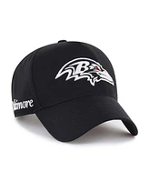 '47 Brand Men's Black Baltimore Ravens Foundation Offside Adjustable Hat