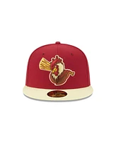 New Era Men's Red Norfolk Tides theme Nights 59FIFTY Fitted Hat