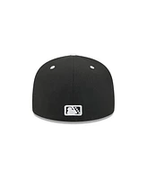 New Era Men's Black Erie SeaWolves theme Nights 59FIFTY Fitted Hat