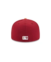 New Era Men's Dark Red Beloit Sky Carp Theme Nights 59FIFTY Fitted Hat