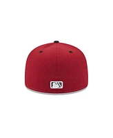 New Era Men's Gray Aberdeen IronBirds theme Nights 59FIFTY Fitted Hat