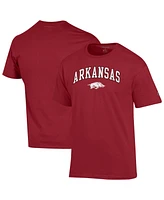 Champion Men's Cardinal Arkansas Razorbacks Arch Over Logo T-Shirt