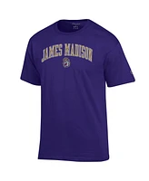 Champion Men's Purple James Madison Dukes Arch Over Logo T-Shirt