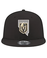 New Era Men's Black Vegas Golden Knights State Pride 9FIFTY Snapback Hat