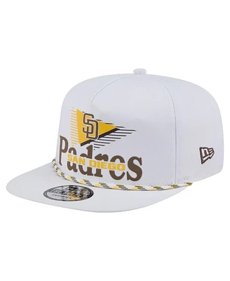 New Era Men's White San Diego Padres Collide Golfer Snapback Hat