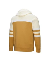 Mitchell & Ness Men's Tan/Cream New York Yankees Head Coach Pullover Hoodie