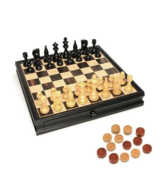 We Games Russian Style Chess & Checkers Game Set