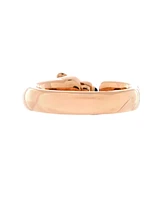 Pre-Owned Cartier 7mm Panthere de Cartier Band Ring 18K Rose Gold with Onyx and Tsavorite