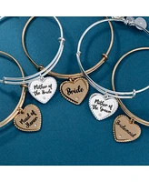 Bride Heart Bangle Bracelet
