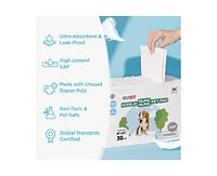 Kproduct4u Kookje Mung Mung Absorbent Upcycled Pulp Pads for Dogs