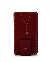 Pre-Owned Cartier Trinity Lariat Necklace 18K Tricolor Gold with Diamonds