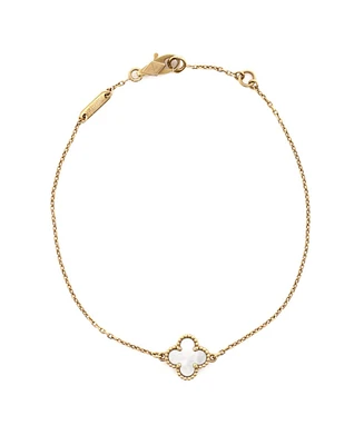 Pre-Owned Van Cleef & Arpels Sweet Alhambra Bracelet 18K Gold and Mother of Pearl