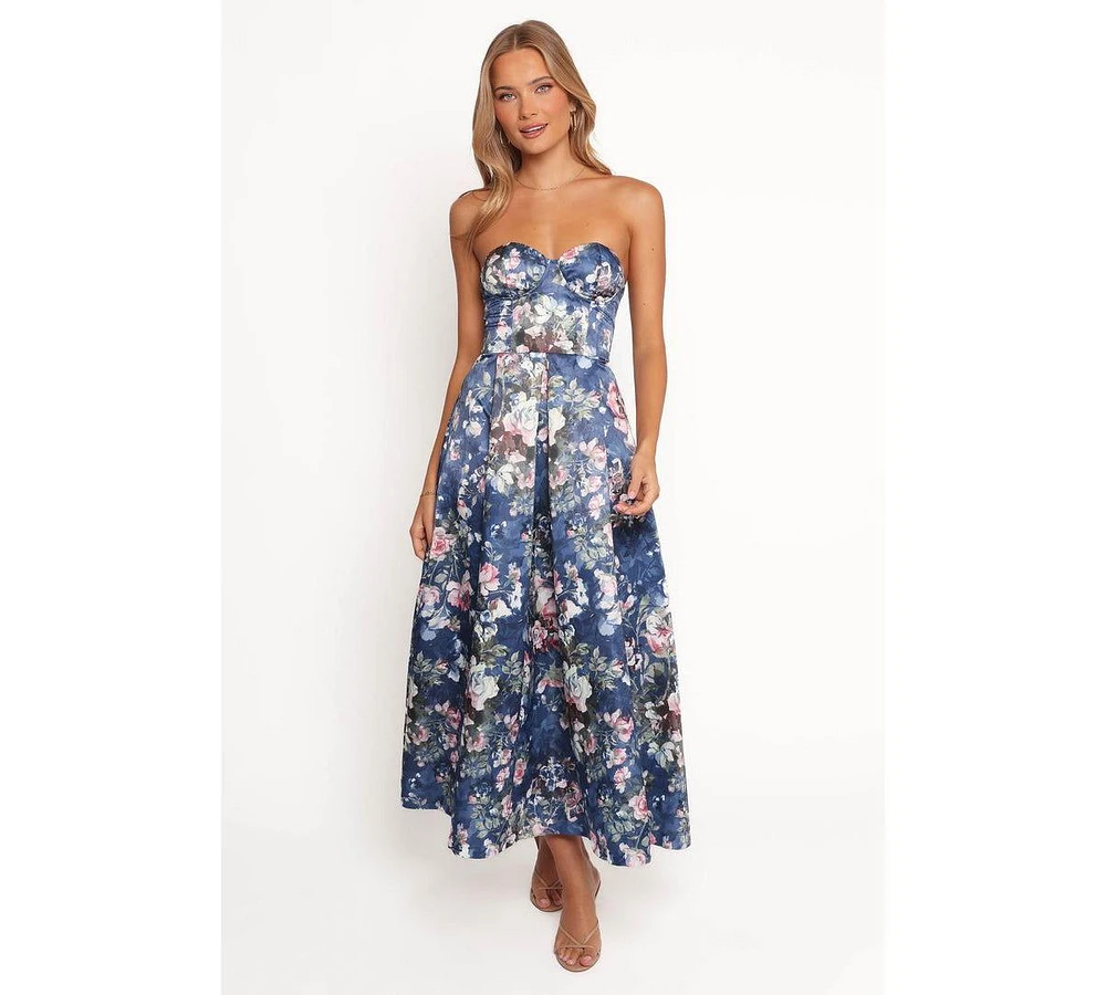 Petal and Pup Women's Darina Strapless Midi Dress
