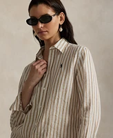 Polo Ralph Lauren Women's Classic-Fit Striped Linen Shirt
