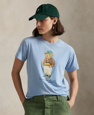 Polo Ralph Lauren Women's Bear Cotton Jersey Tee
