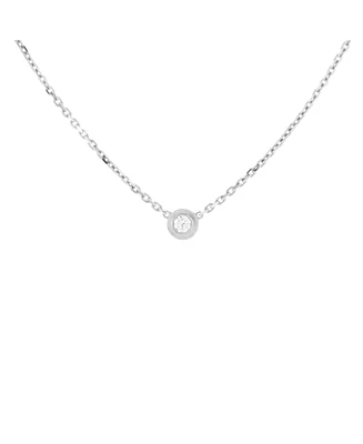 Pre-Owned Cartier Xs D'Amour Pendant Necklace 18K White Gold and Diamond