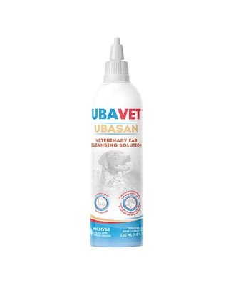 Ubavet Ubasan Ear Cleansing Solution for Dogs & Cats – (4 fl oz / 120ml)