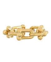 Pre-Owned Tiffany & Co. Small HardWear Link Ring 18K Gold with Diamonds
