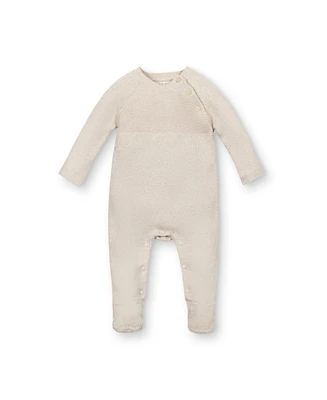 Hope & Henry Baby Organic Raglan Footed Sweater Romper