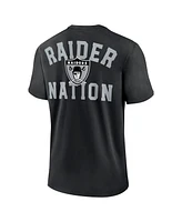 Nike Men's Black Las Vegas Raiders Rewind Slogan T-Shirt